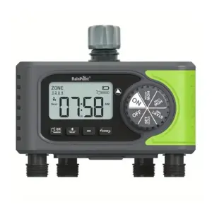 Digital automatisk vandingsprogrammering - 4 zoner / stationer