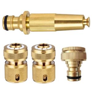 Messing Strål spids  med koblinger sæt