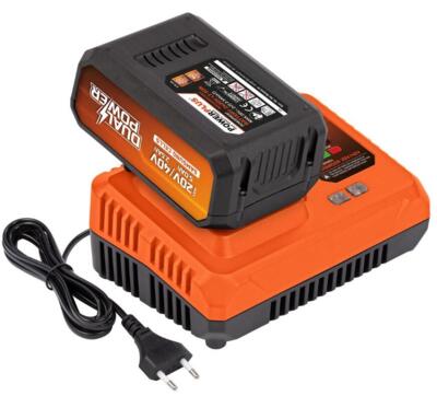 Batteri 40 Volt - Oplader 20/40 Volt
