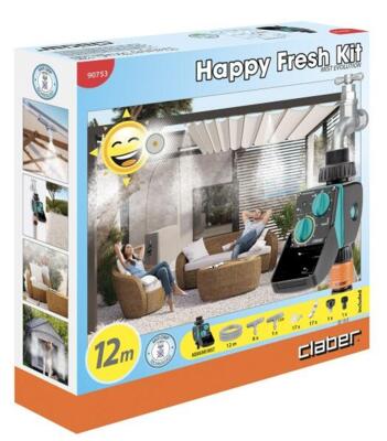 Happy Fresh Evolution 12 m sæt med Aquauno Mist Vandings ur