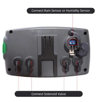 Automatic 4-Zone Irrigation System Vandings ur med 2 magnetventil