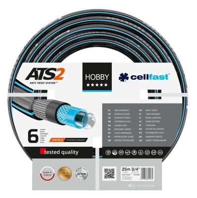 6 Lags 3/4"  HOBBY ATS2™ dobbelt kryds-tricot