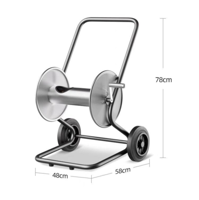 Cobra Rustfrit stål metalvogn til 100m 1/2" BOOM