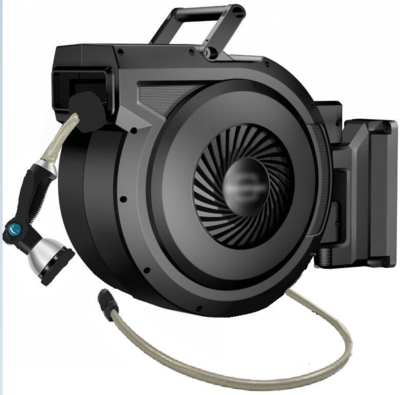 COBRA Black Super stærk automatisk slangeoprul 40m 1/2" vandslange  Luksus Brusepistol BEDST KØB