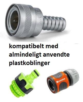 NITO 1/2" Koblingshus, med slangespids til alm koblinger