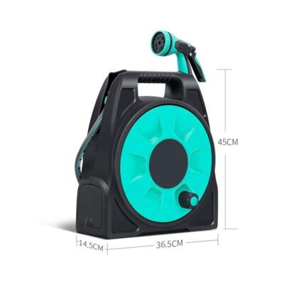 Andeca 25m slange Indbygget slangeopruller med brusepistol