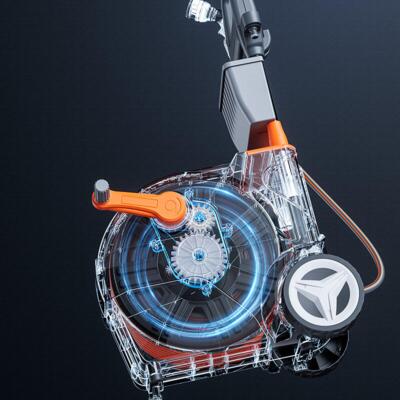 40 m haveslangevogn 1/2" (13 mm) — Easy Roll, inkl. sprøjtepistol