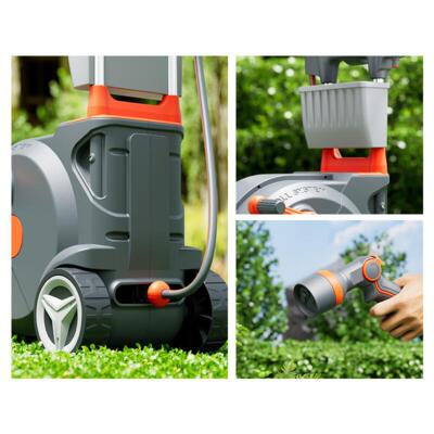 40 m haveslangevogn 1/2" (13 mm) — Easy Roll, inkl. sprøjtepistol