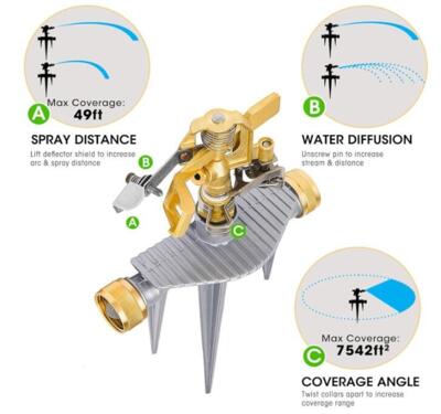 Cobra SS pulsator sprinkler 450 m2