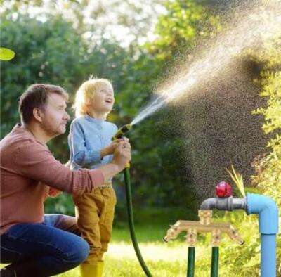 Cobra SS 4 VEJS Splitter I Messing  med hanekoblinger