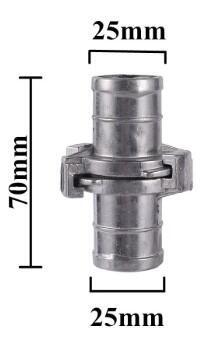 1" Ø25 Slangesamler