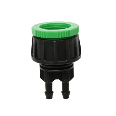 Dobbeltadapter 1/4"  til 4 mm