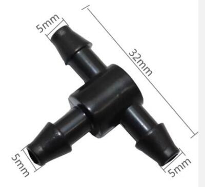 T-Kobling 4mm (5 stk)