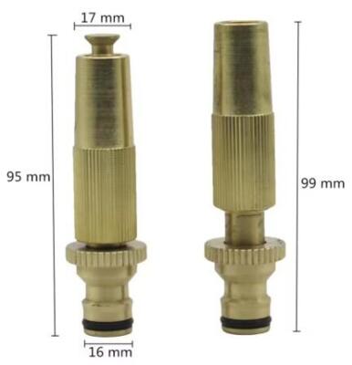 Messing Strål spids  med koblinger sæt