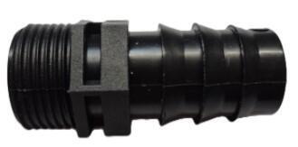 Slangekobling til 1" med 3/4" gevind