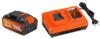 Batteri 40 Volt - Oplader 20/40 Volt