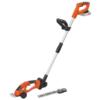 Græssaks og busktrimmer 2i1 med teleskop