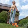Græssaks og busktrimmer 2i1 med teleskop
