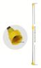 Teleskop lanse 47-78 cm gul